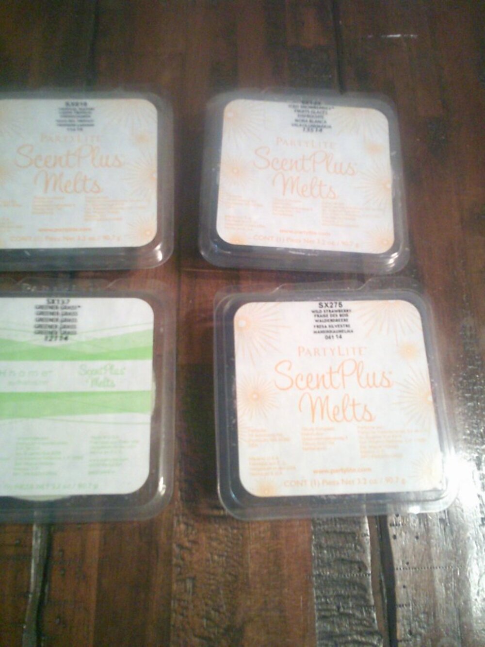 PartyLite ScentPlus Wax Melts 4 Pkgs New In PKG - Picture 3 of 8